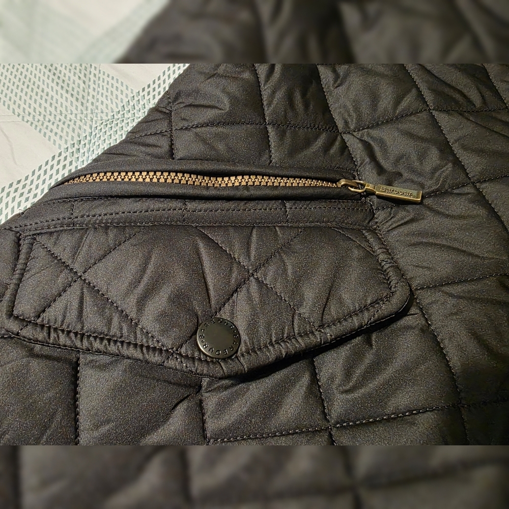 NWT! Barbour Powell Quilted Jacket Sz. Large - Picture 6 of 7